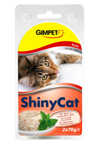 ShinyCat konzerva kuracie 2x70g