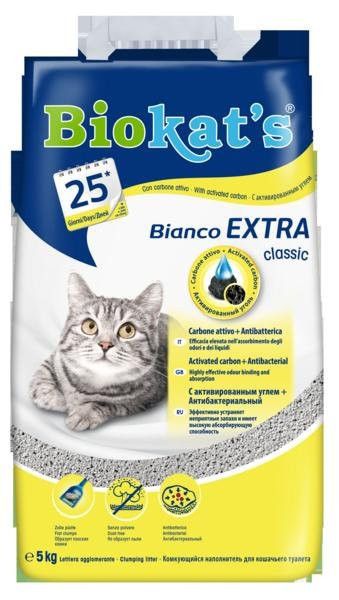 Podestýlka BIOKATS BIANCO Extra 5kg