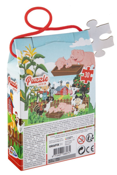 Puzzle 30 dielikov 29x18 cm Farma