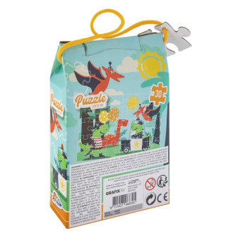 Puzzle 30 dielikov 29x18 cm Dinosaury