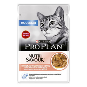 Vrecko Pro Plan Cat HouseCat Adult losos 85g