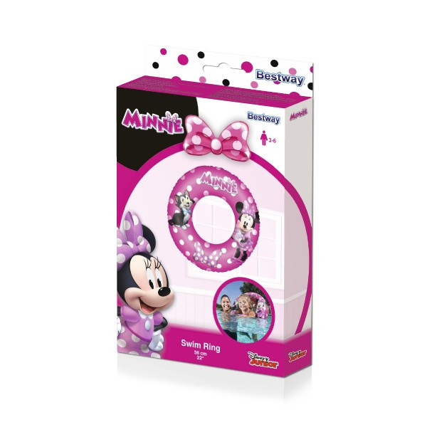 Kruh nafukovací Minnie priem. 56cm v krabičke 12x19, 5cm od 3-6 rokov