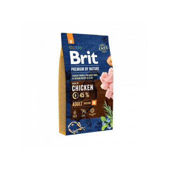 Brit Premium by Nature Adult M 8kg