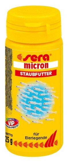 Sera rastové krmivo pre mladé ryby ikernatých druhov Micron 50ml Nature