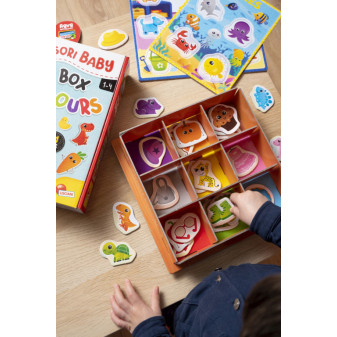 MONTESSORI BABY KRABIČKA - Farby