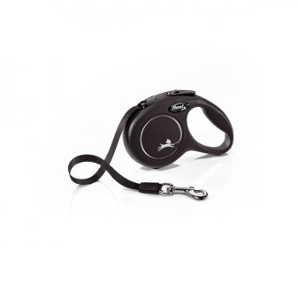 Flexi New Classic XS opasok 3m/12kg cerna