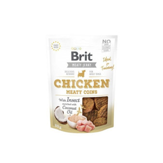 Brit Jerky Chicken with Insect Meaty Coins 80g