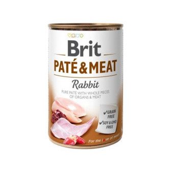 Konzerva Brit Pate & Meat Rabbit 400g