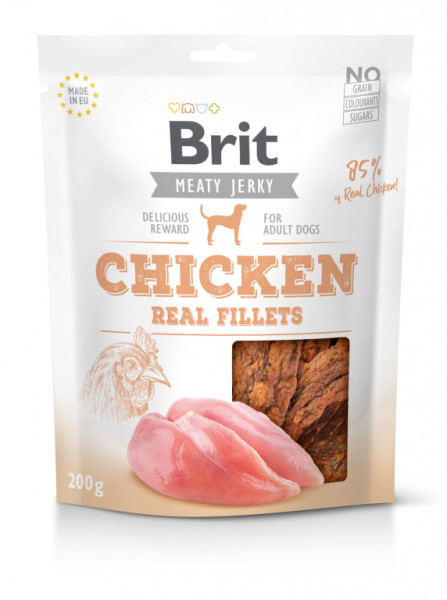 Brit Jerky Chicken Fillets 200g