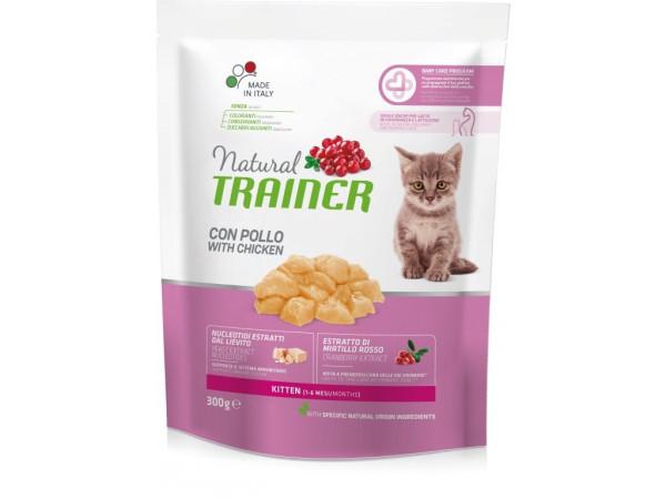 TRAINER Natural Cat Kitten kuracie 300g