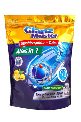 Tablety do umývačky GlanzMeister 90ks All in One