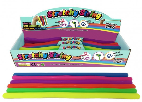 Stretch String - naťahovacia gumová šnúra 2ks silikón 30cm 3 farby
