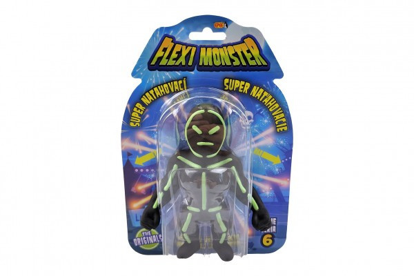 Flexi Monster strašidelné figúrky série 6 naťahovací silikón 14cm mix druhov na karte 16,5x23,5cm