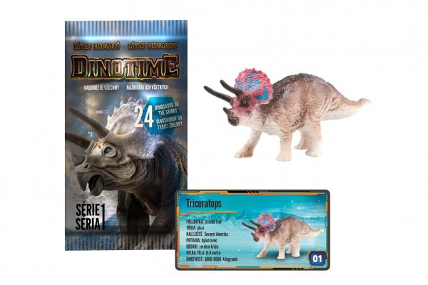 Figúrka dinosaurus Dinotime plast mix druhov v sáčku 8x15cm