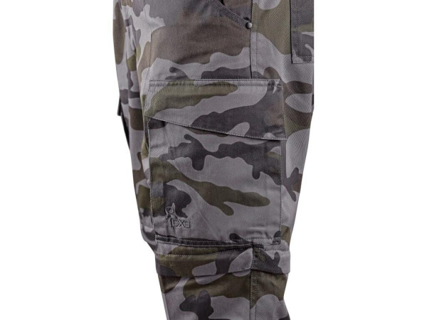 Nohavice CXS CAMO, pánske, maskáčové, s odopínacími nohavicami