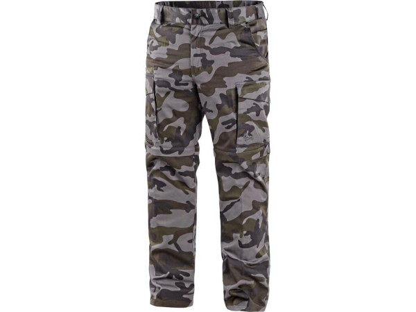 Nohavice CXS CAMO, pánske, maskáčové, s odopínacími nohavicami, vel. 64