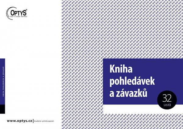 OP 1008 Kniha pohľadávok a záväzkov A4 32 listov