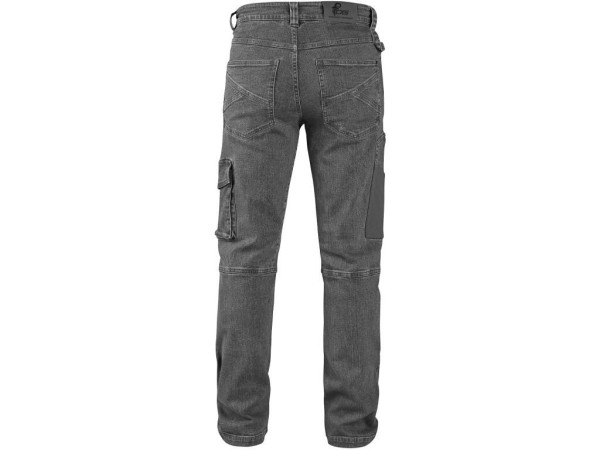 Nohavice jeans CXS ALBI, pánske, šedé, veľ. 62
