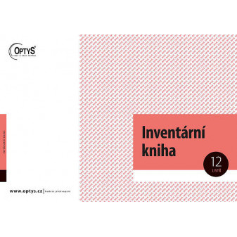 OP 1012 Inventárna kniha A4 12 listov