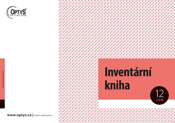 OP 1012 Inventárna kniha A4 12 listov