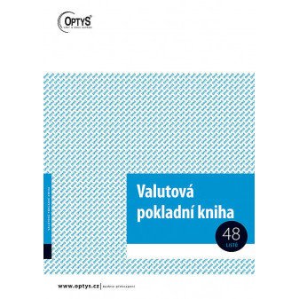 OP 1021 Valutová pokladničná kniha A4 48 listov