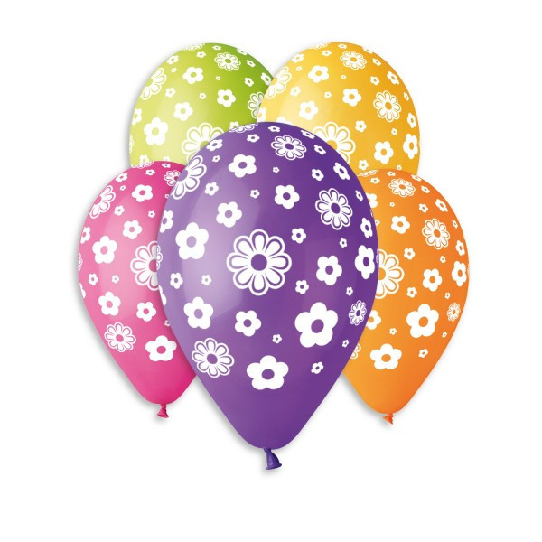 Balónik/Balonky nafukovacie kvety 12'' priemer 30cm
