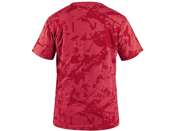 Tričko CXS MERLIN, krátky rukáv, červené, veľ. XL