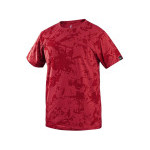 Tričko CXS MERLIN, krátky rukáv, červené, veľ. 2XL
