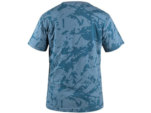 Tričko CXS MERLIN, krátky rukáv, petrol, veľ. 3XL