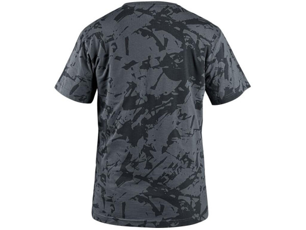 Tričko CXS MERLIN, krátky rukáv, tmavosivé, veľ. 3XL