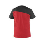 Tričko CXS OLSEN, krátky rukáv, červeno-čierne, veľ. S