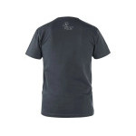 Tričko CXS WILDER, krátky rukáv, potlač CXS logo, tmavo šedá, veľ. 2XL