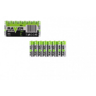 Baterie RAVER LR03/AAA 1,5 V alkaline ultra 8ks ve fólii