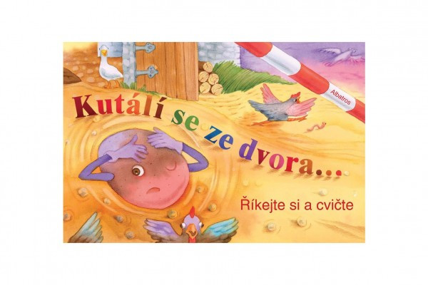 Knižka Kutálí sa z dvora SK text 24x16cm 24m+