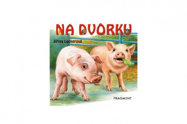 Knižka leporelo Na dvore 11x10cm CZ text
