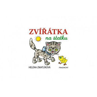 Knižka leporelo SK text - Zvieratká na statku 10,5x10cm 12m+