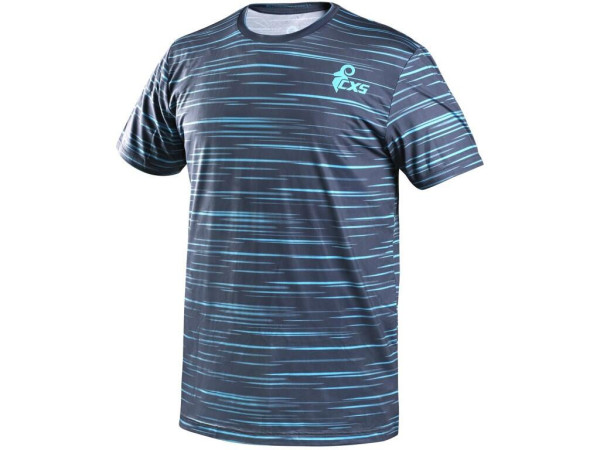 Tričko CXS SPORTY COOL, krátky rukáv, modré, veľ. XL