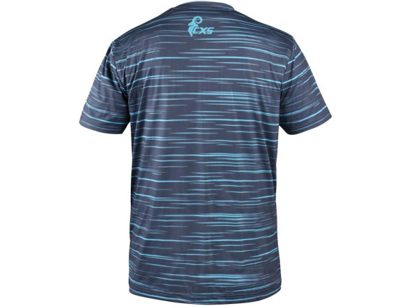Tričko CXS SPORTY COOL, krátky rukáv, modré, veľ. 3XL