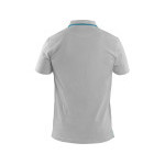 Polokošeľa CXS HENRY, pánske, krátky rukáv, šedo-modrá, veľ. 3XL