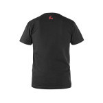 Tričko CXS WORKWEAR, krátky rukáv, čierno-modro-červené, veľ. S