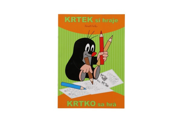 Omaľovánky Krtko sa hrá A4