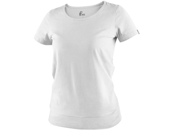 Tričko CXS EMILY, dámske, krátky rukáv, biela, veľ. 2XL