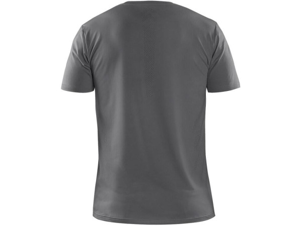 Tričko CXS MOVADO, funkčný, krátky rukáv, pánske, tmavo šedé, vel. 2XL