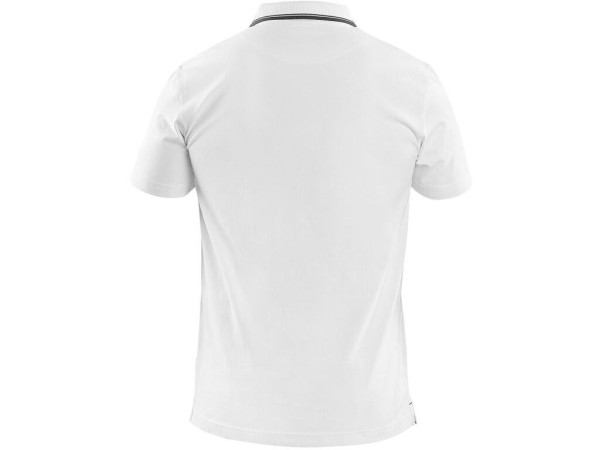 Polokošeľa CXS HENRY, pánske, krátky rukáv, bielo-antracitová, veľ. 4XL