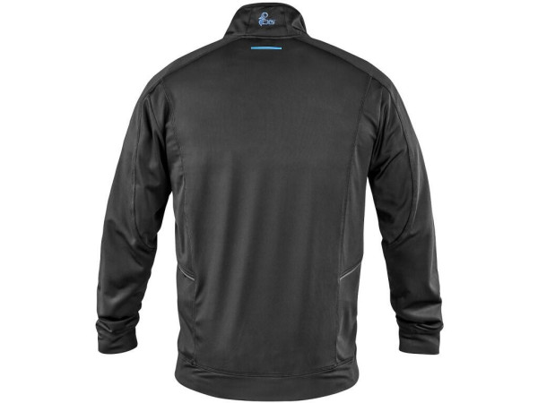 Mikina CXS LEONIS, pánska, čierna s HV modro/červenými doplnkami, veľ. 3XL