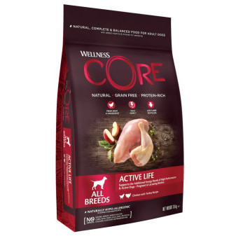 Wellness Core Dog Active Life All Breeds kura a morka 10kg