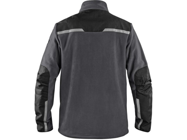 Bunda CXS 4ENVI SOLIS, pánska, fleecová, šedo-čierna, veľ. 5XL