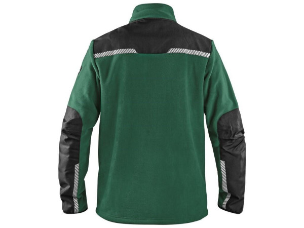 Bunda CXS 4ENVI SOLIS, pánska, fleecová, zeleno-čierna, veľ. 2XL