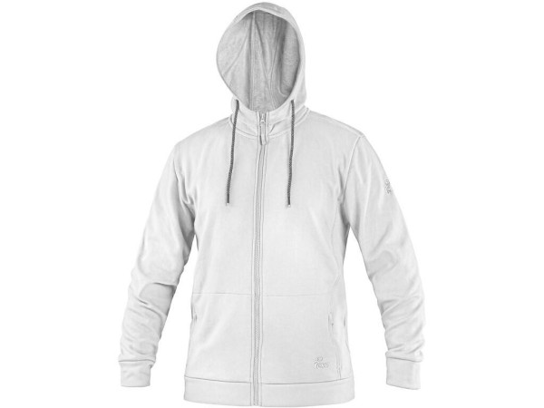 Mikina CXS HARRISON, pánska, biela, veľ. XL