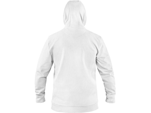 Mikina CXS HARRISON, pánska, biela, veľ. 2XL